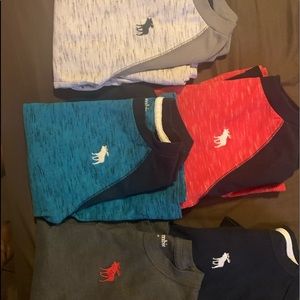 Boys Abercrombie long sleeve shirts 5/6